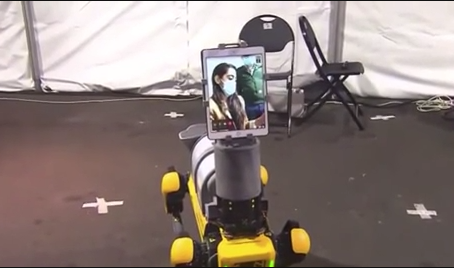 Pacientes atendidos por robots