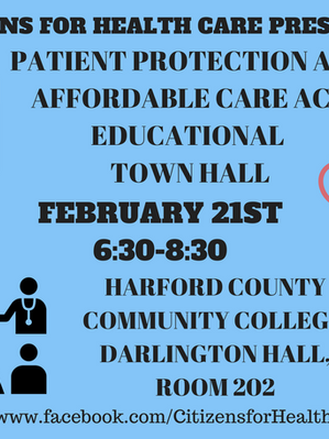 Affordable Care Act - Educational Town Hall Forums