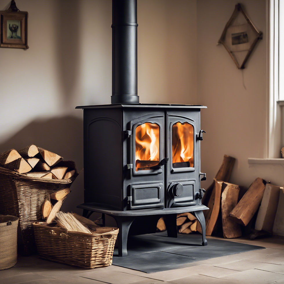 Log burning stove