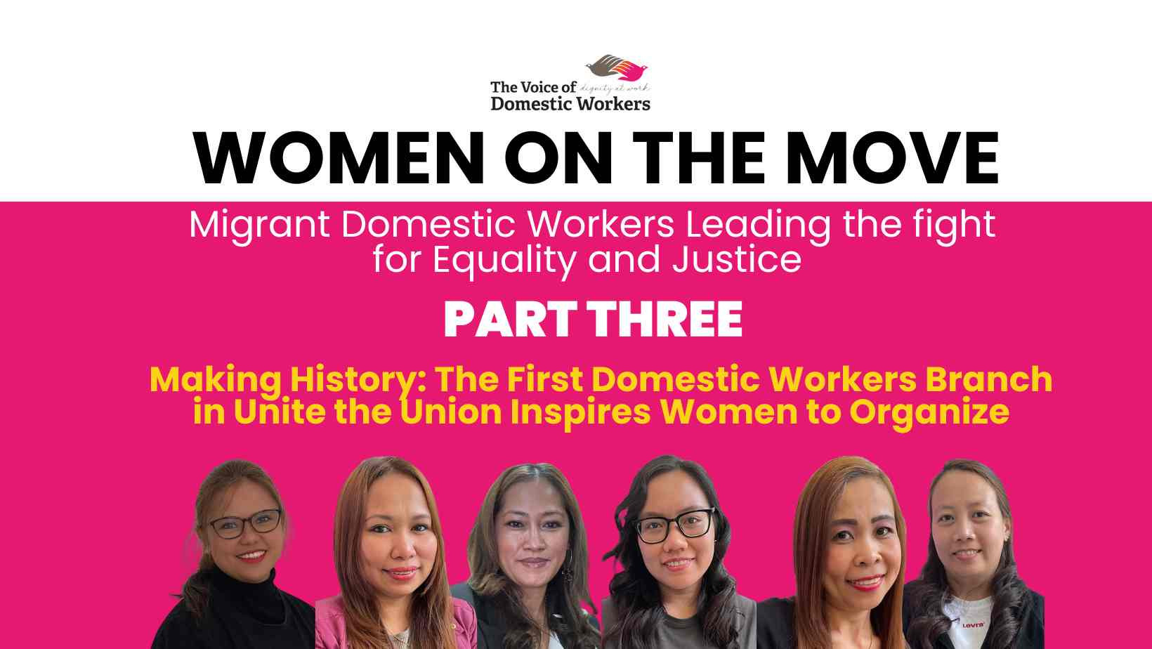 Making History: The First-Ever Domestic Workers Branch in Unite the ...