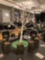 white tree table