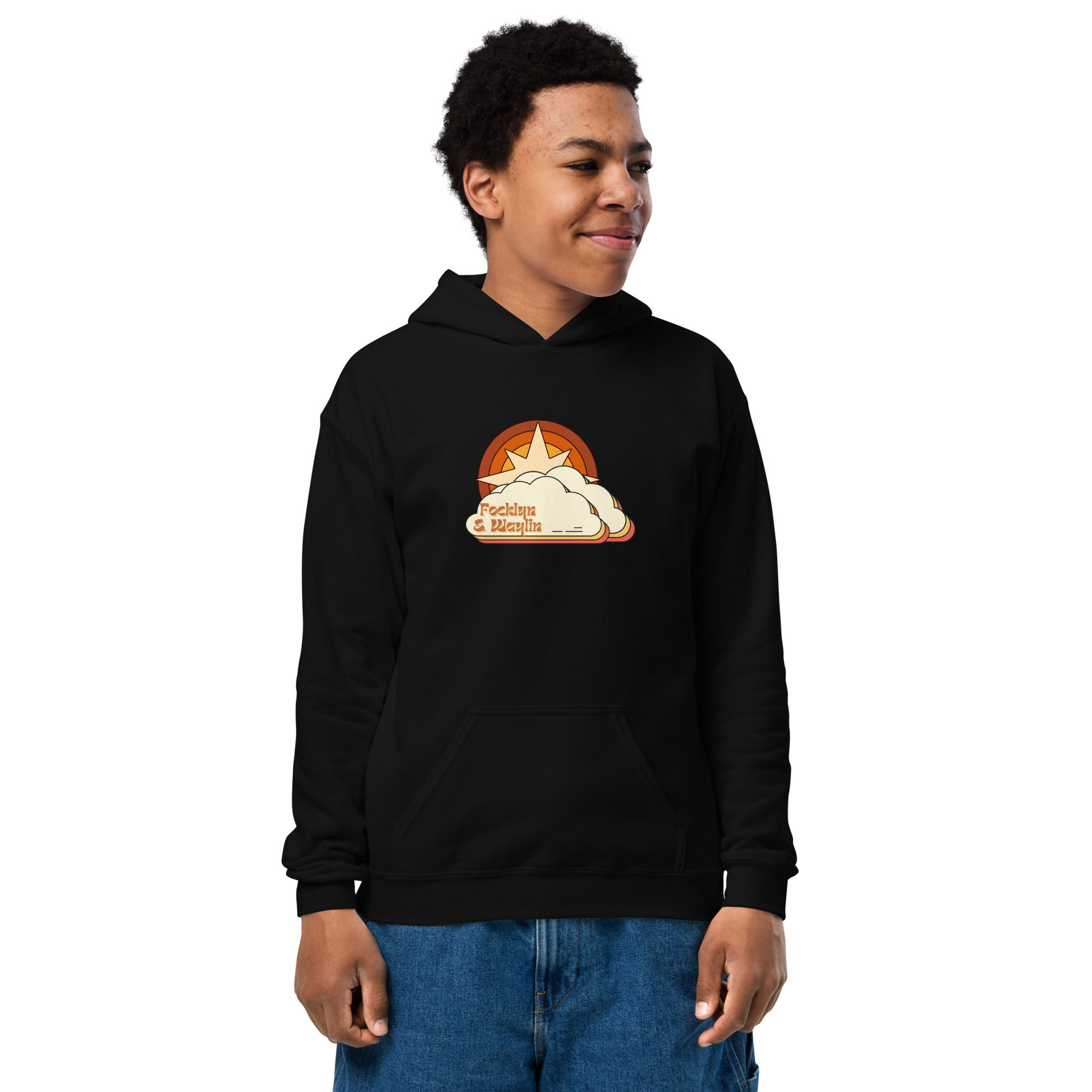 Youth retro sky hoodie