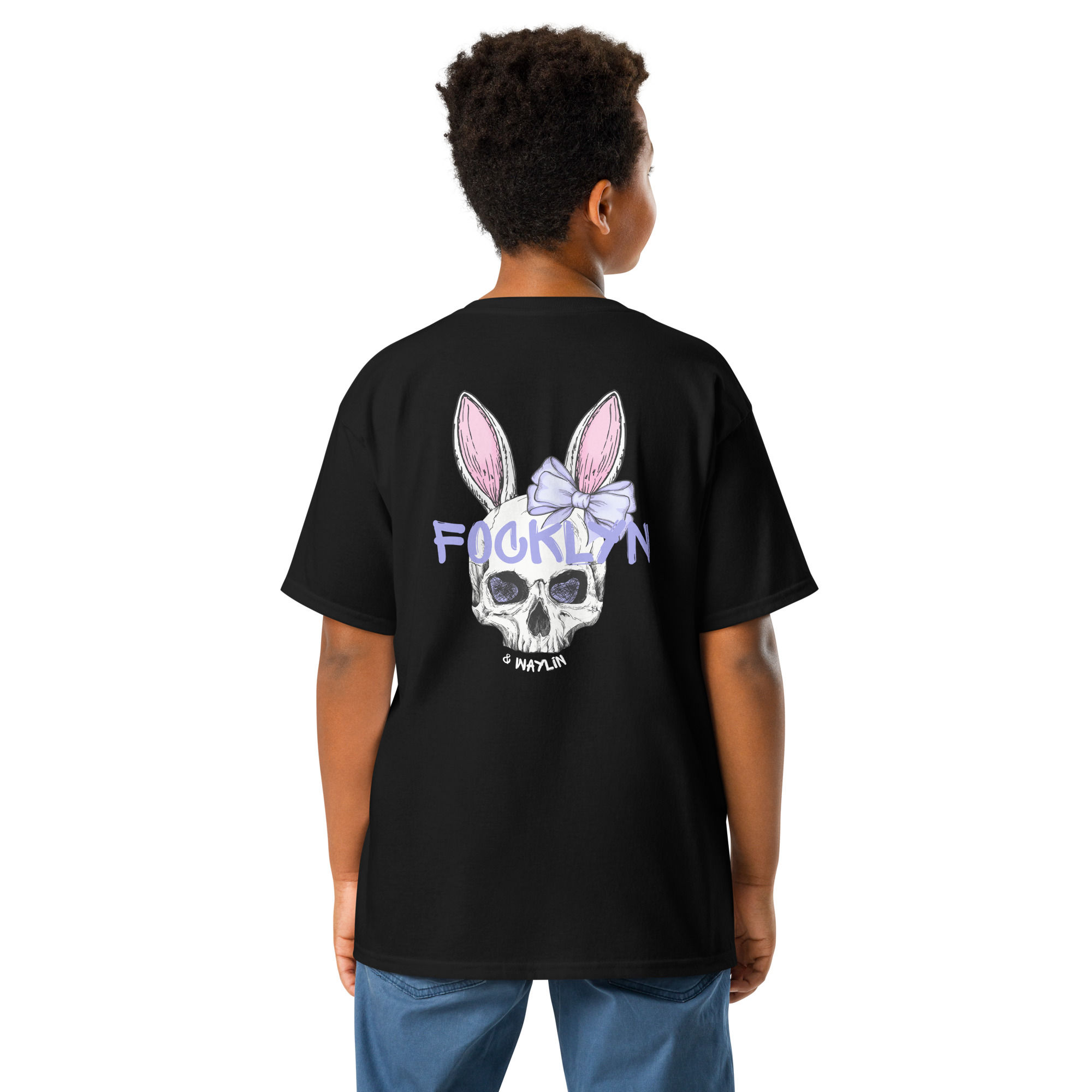 Youth Bunny tee dark