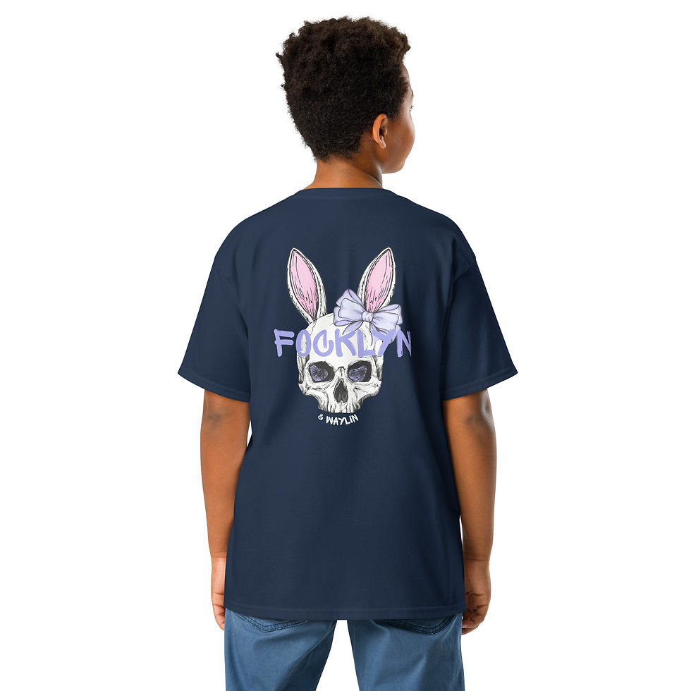 Thumbnail: Youth Bunny tee dark