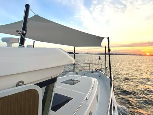 removable boat shade