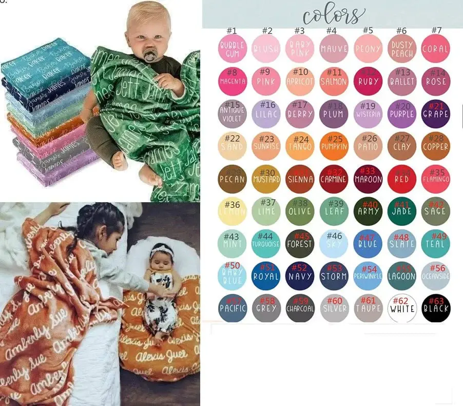 Thumbnail: Custom Name Blanket 