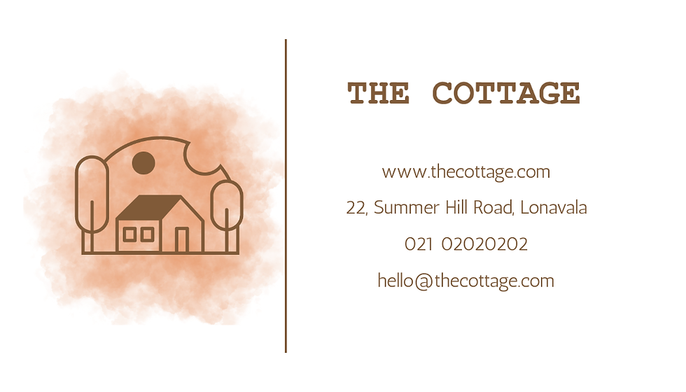 The Cottage Business Card