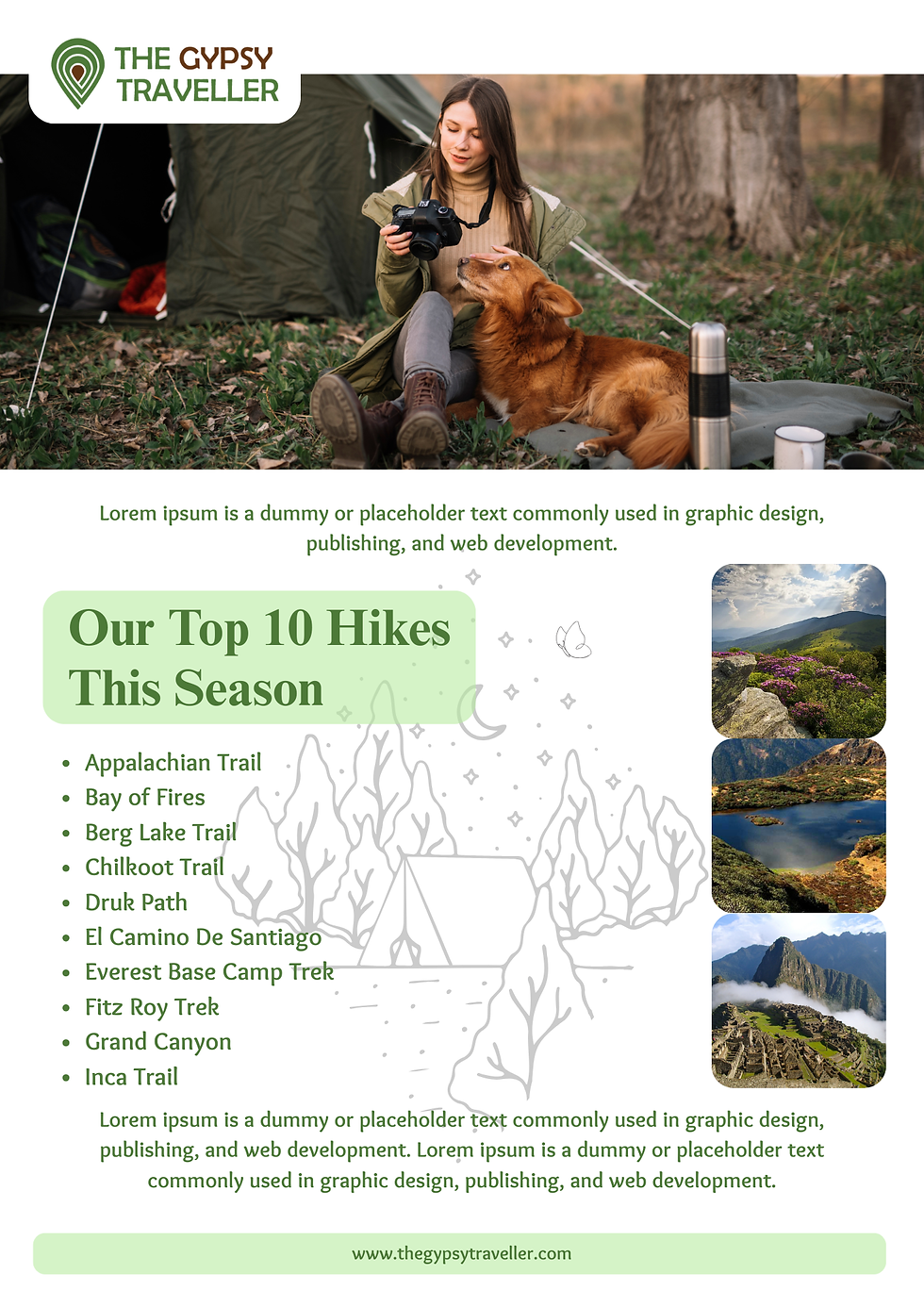 The Gypsy Traveller Flyer