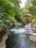 One of the hot spring pond at the Tabacon Thermal Resort Hot Spring.