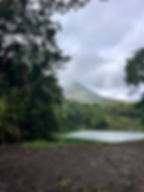The Arenal Volcano Rainforest hiking trail.