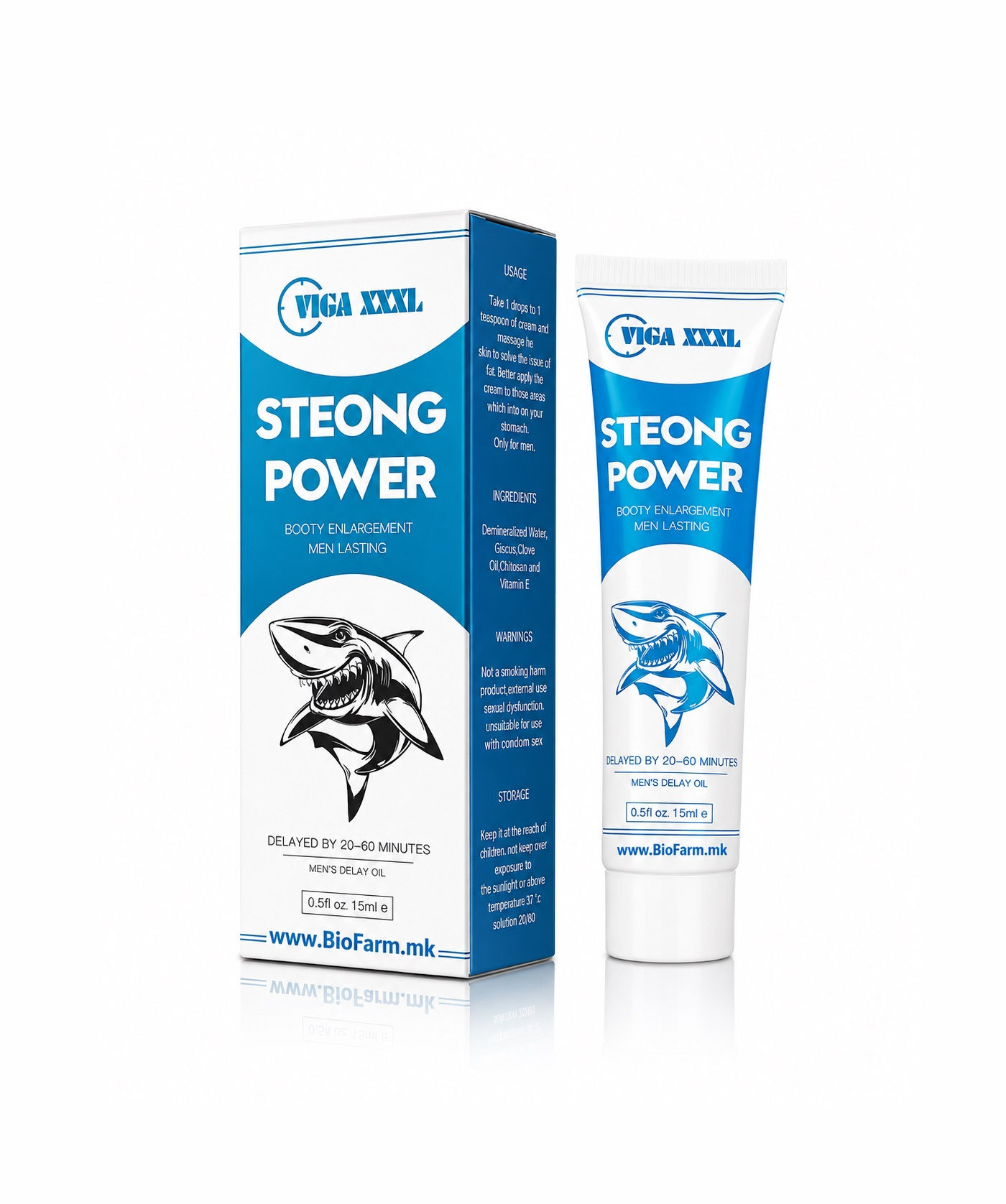 VIGA XXXL STEONG POWER - ГЕЛ ЗА МАЖИ - GEL ZA MAZI www.BioFarm.mk