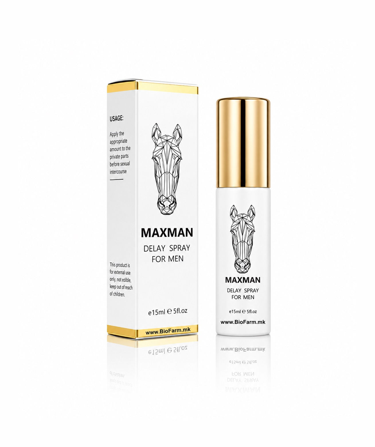 MAXMAN - СПРЕЈ ЗА МАЖИ - SPREJ ZA MAZI www.BioFarm.mk
