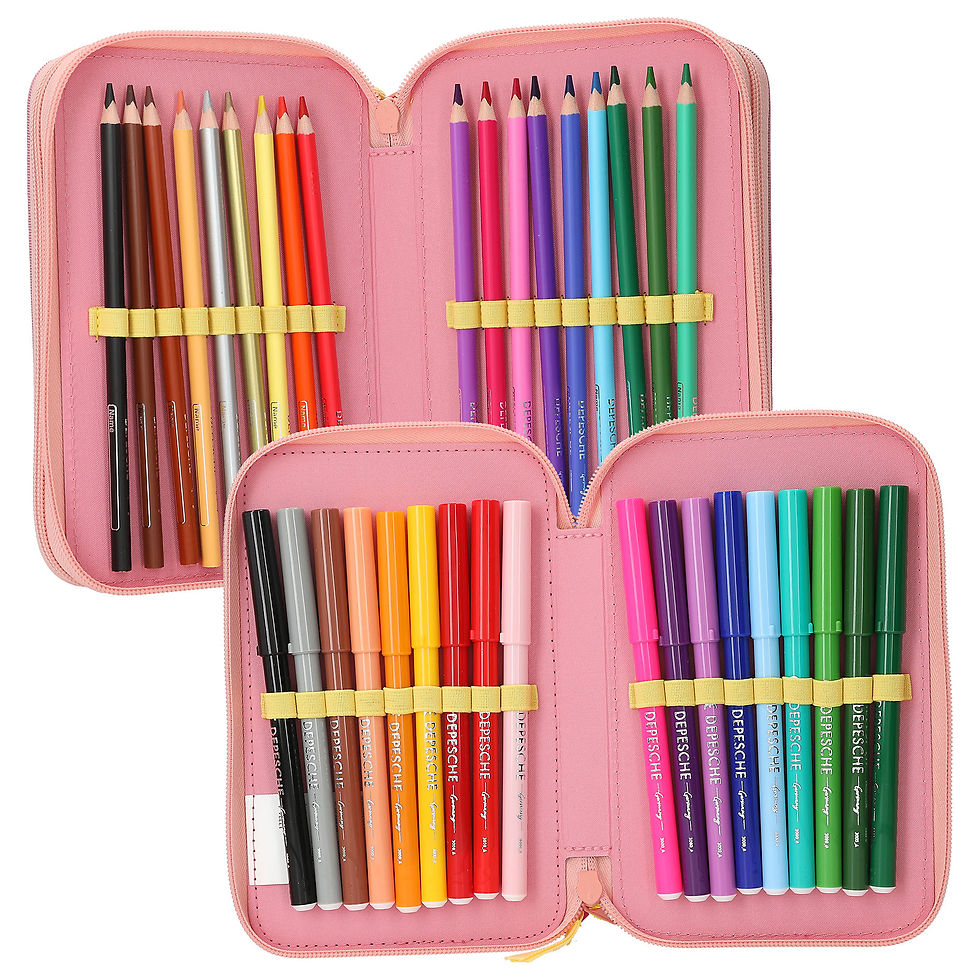 Miniatură: Penar Triplu Echipat Juicy Penar