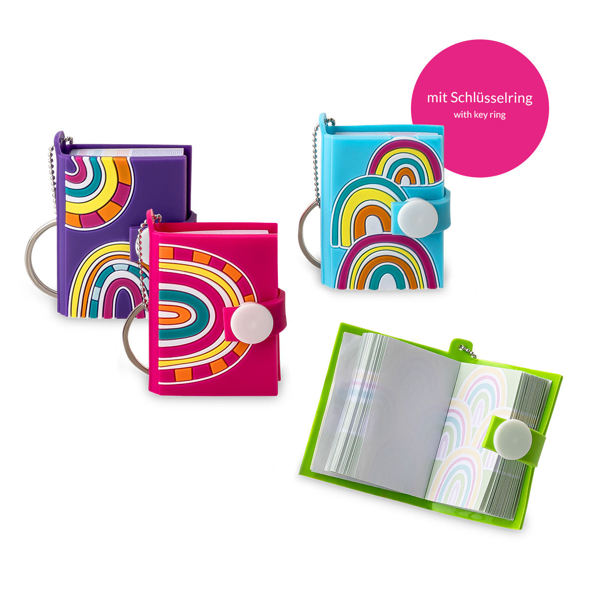GOOD FEELINGS Breloc cu mini agenda 80 pagini