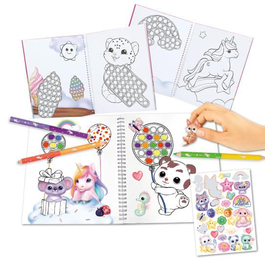 Miniatură: Carte de Colorat Pop&Paint Ylvi