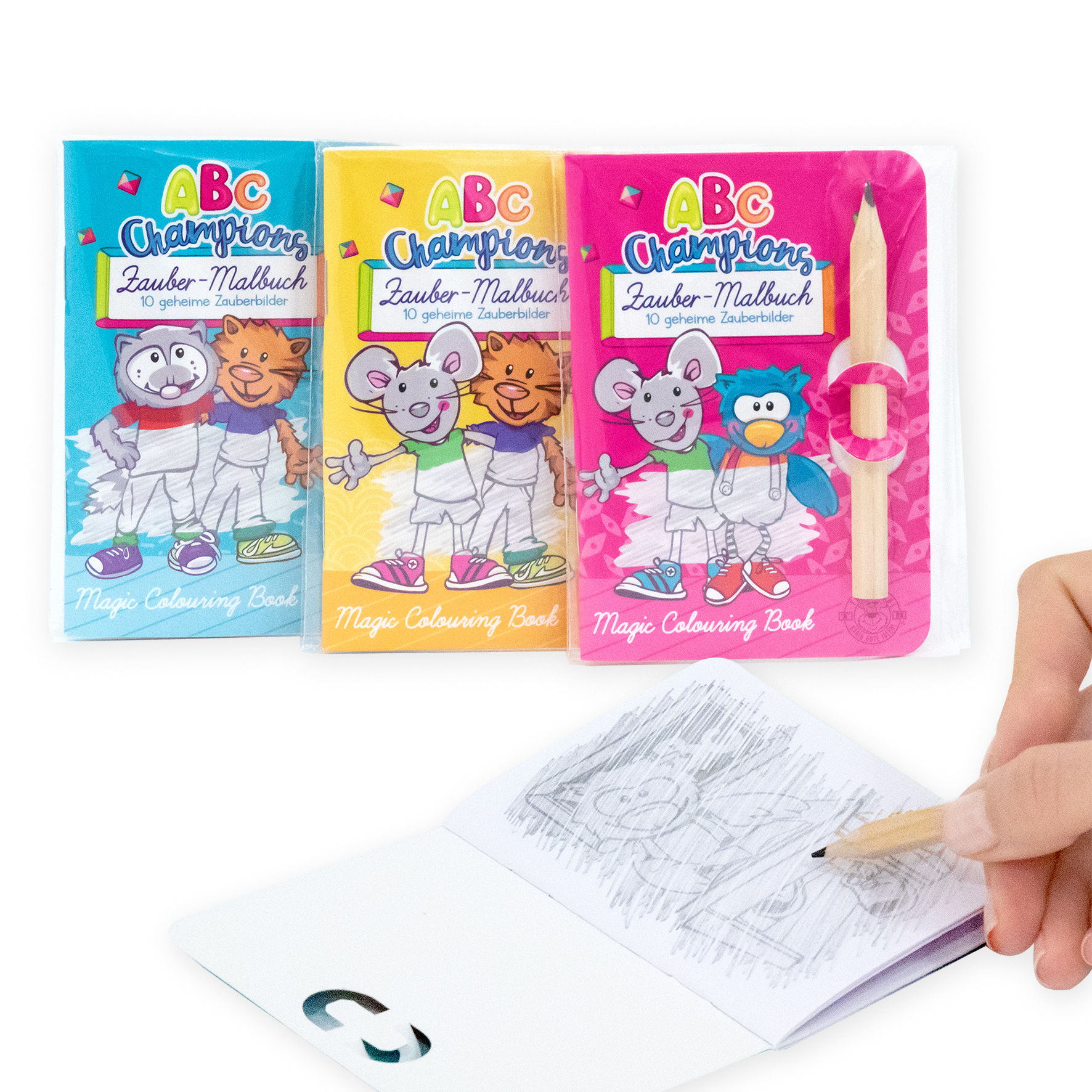 ABC CHAMP Set magic carnet+creion
