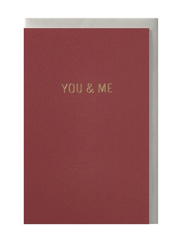 You & me