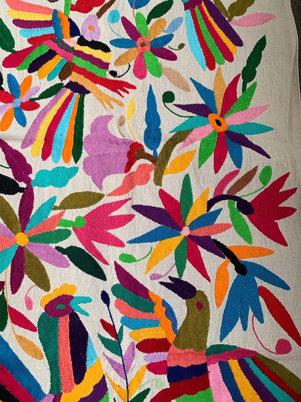 Thumbnail: Handmade Tenango Textile Art – One-of-a-Kind