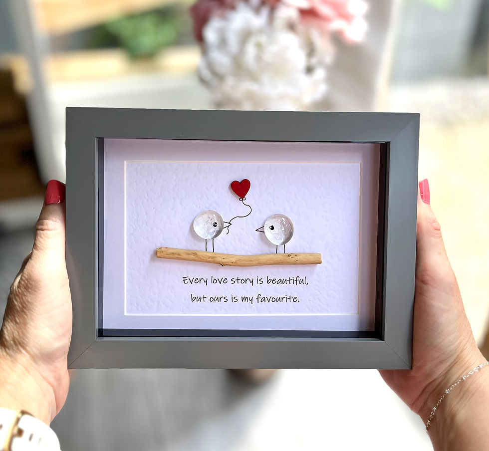 Miniature : Romantic pebble picture