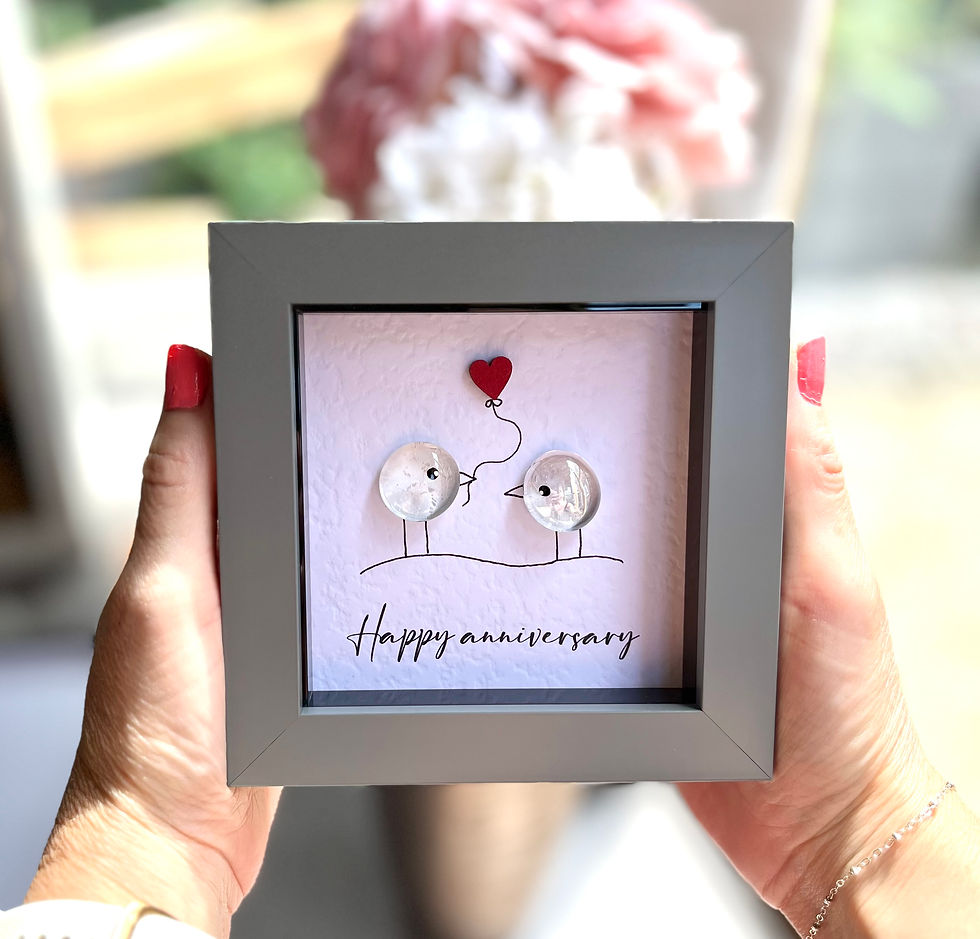 Miniatura: Anniversary pebble picture