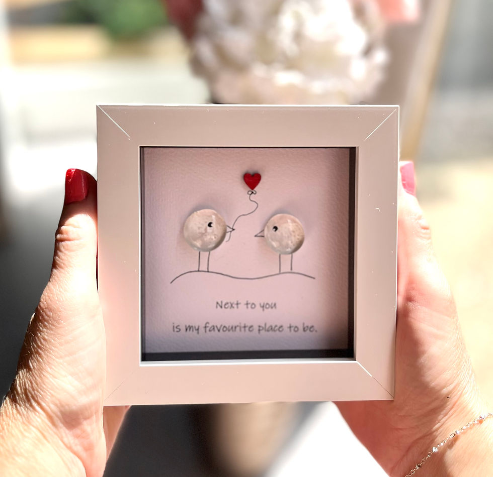 Miniature : Romantic pebble picture