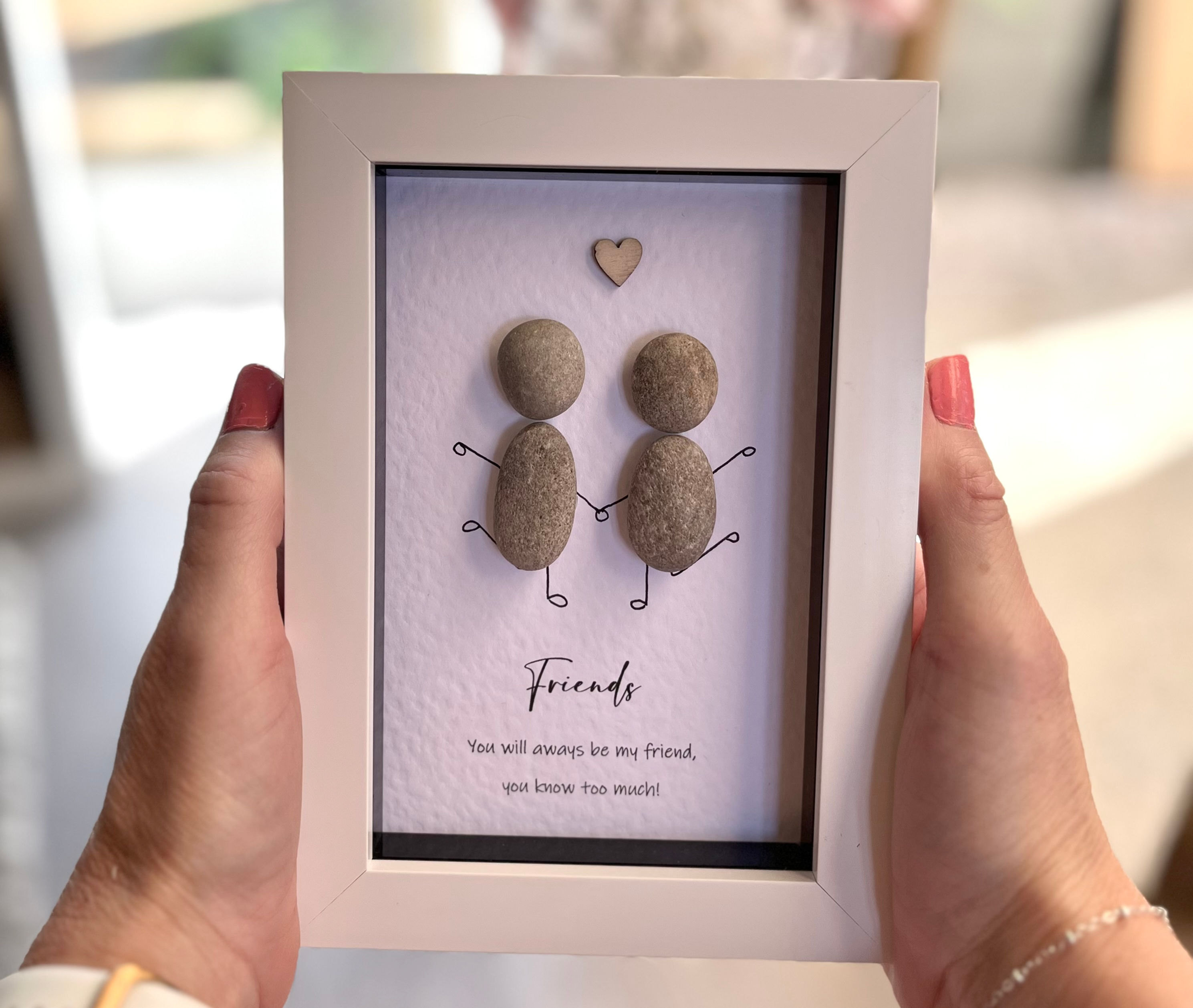 Friendship pebble picture