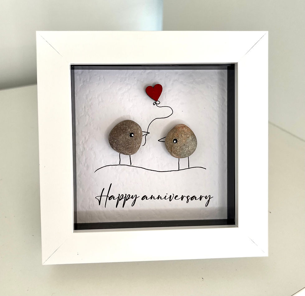Miniatura: Anniversary pebble picture