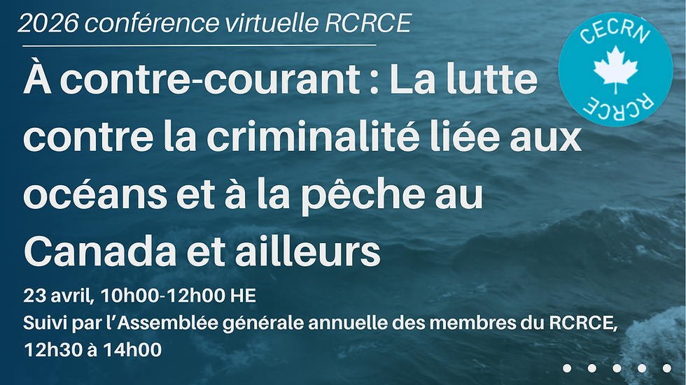 À contre-courant : La lutte contre la criminalité liée aux océans et à la pêche au Canada et ailleurs (en anglais)