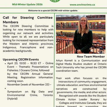 CECRN Mid-Winter Newsletter 2026