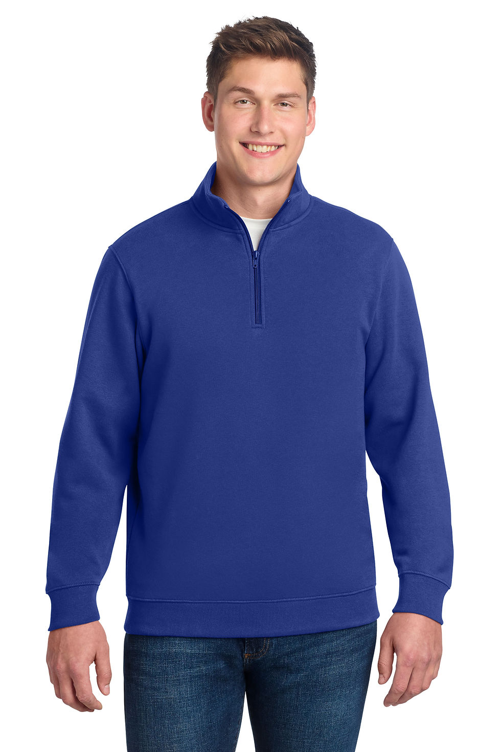 Thumbnail: Sport Tek1/4 Zip Custom Sweatshirt 