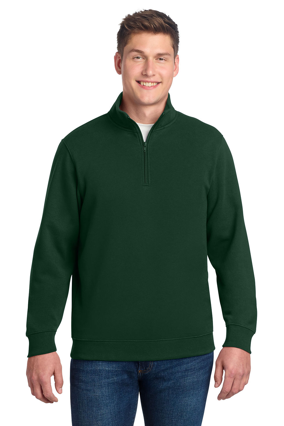 Thumbnail: Sport Tek1/4 Zip Custom Sweatshirt 