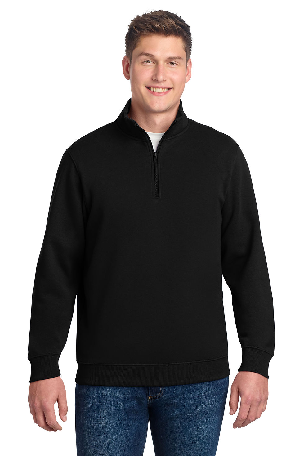 Thumbnail: Sport Tek1/4 Zip Custom Sweatshirt 