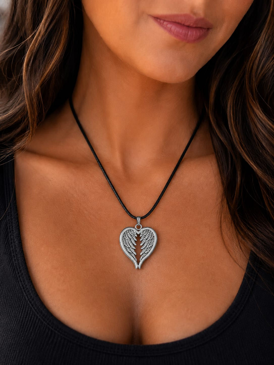 Heart Wings Necklace.