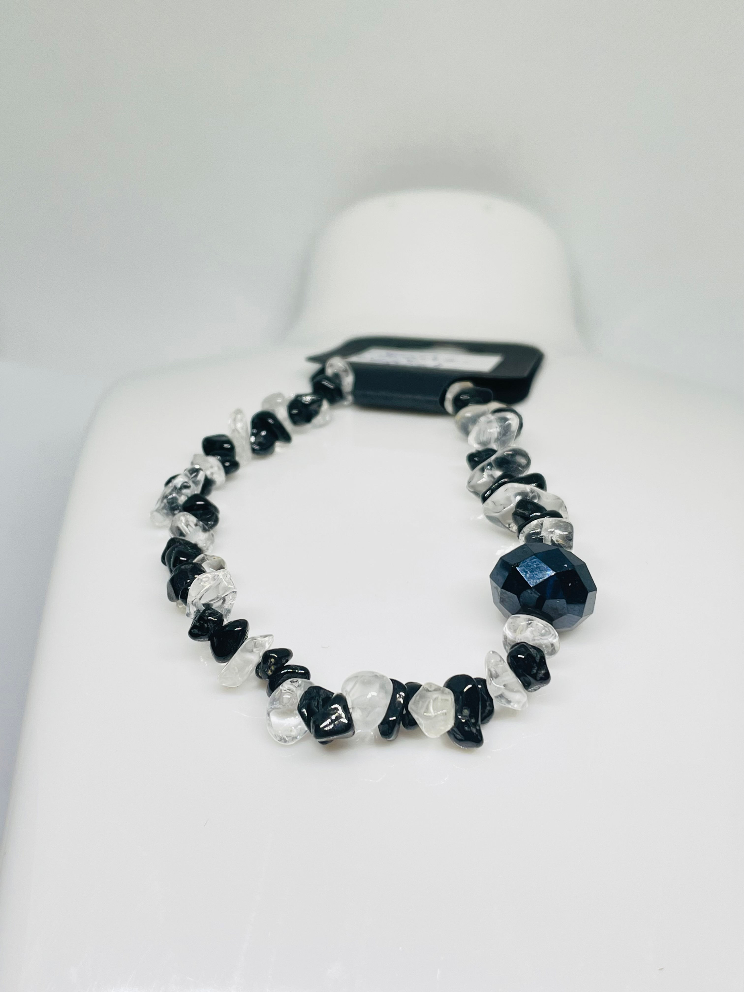 Spinel And Quartz Chip Bracelet