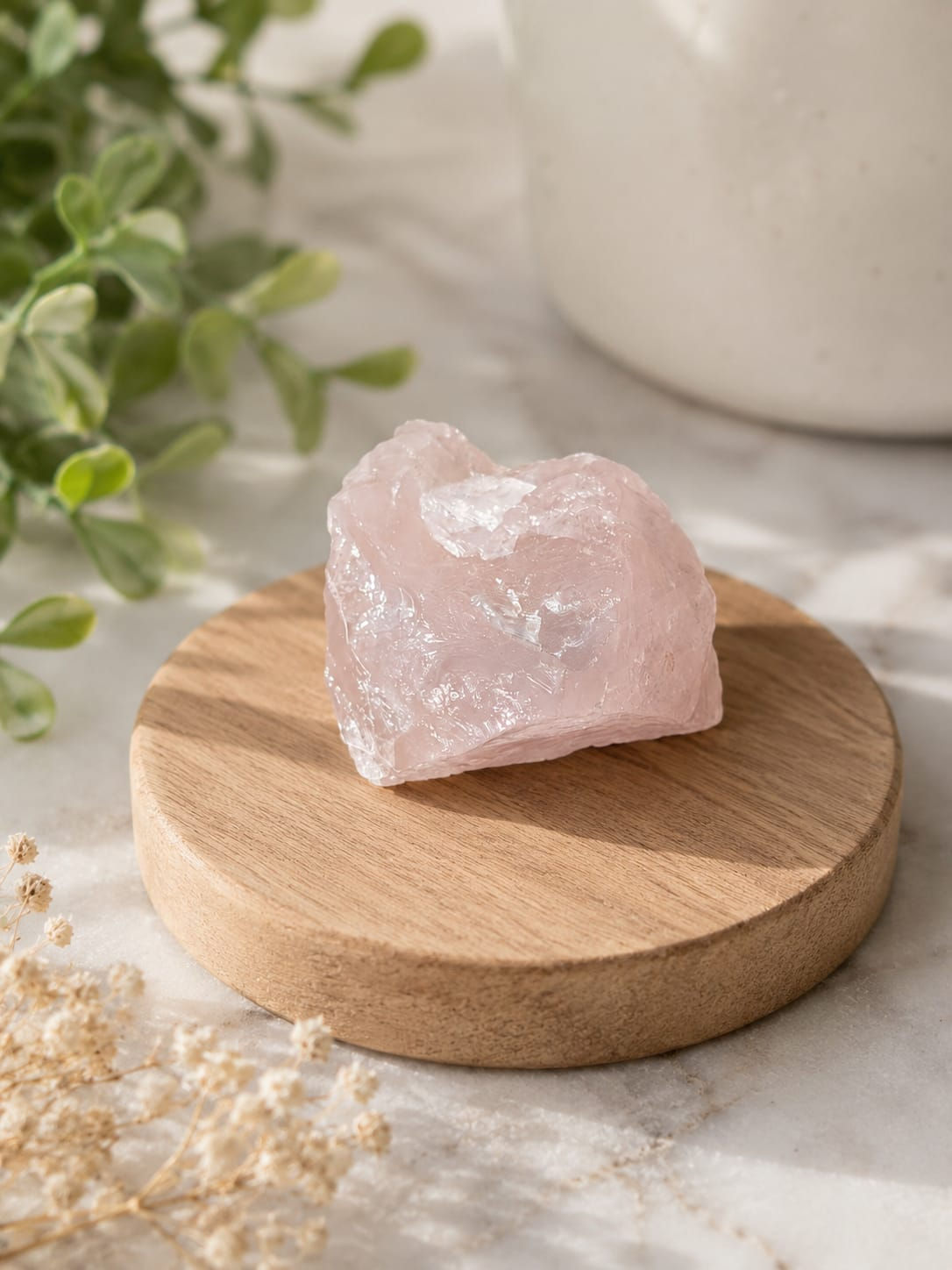 Rose Quartz Raw.
