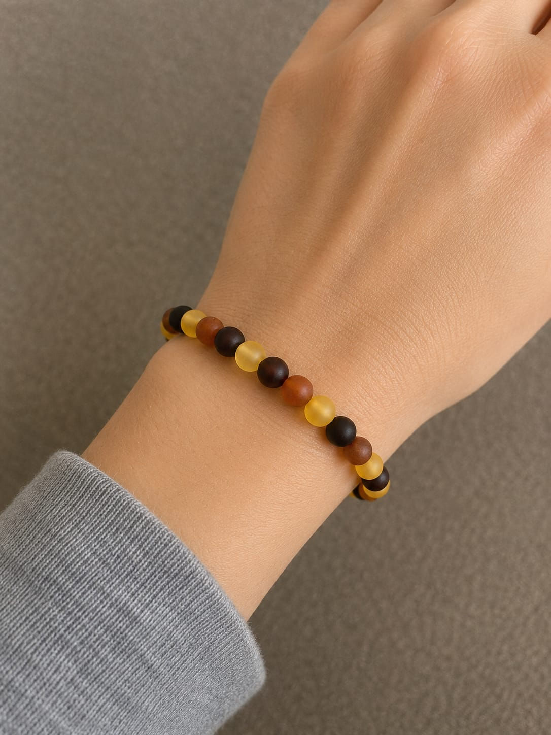 Baltic Amber Bracelet Multicolour