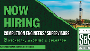 Stokes & Spiehler: NOW HIRING Completion Engineers and Supervisors