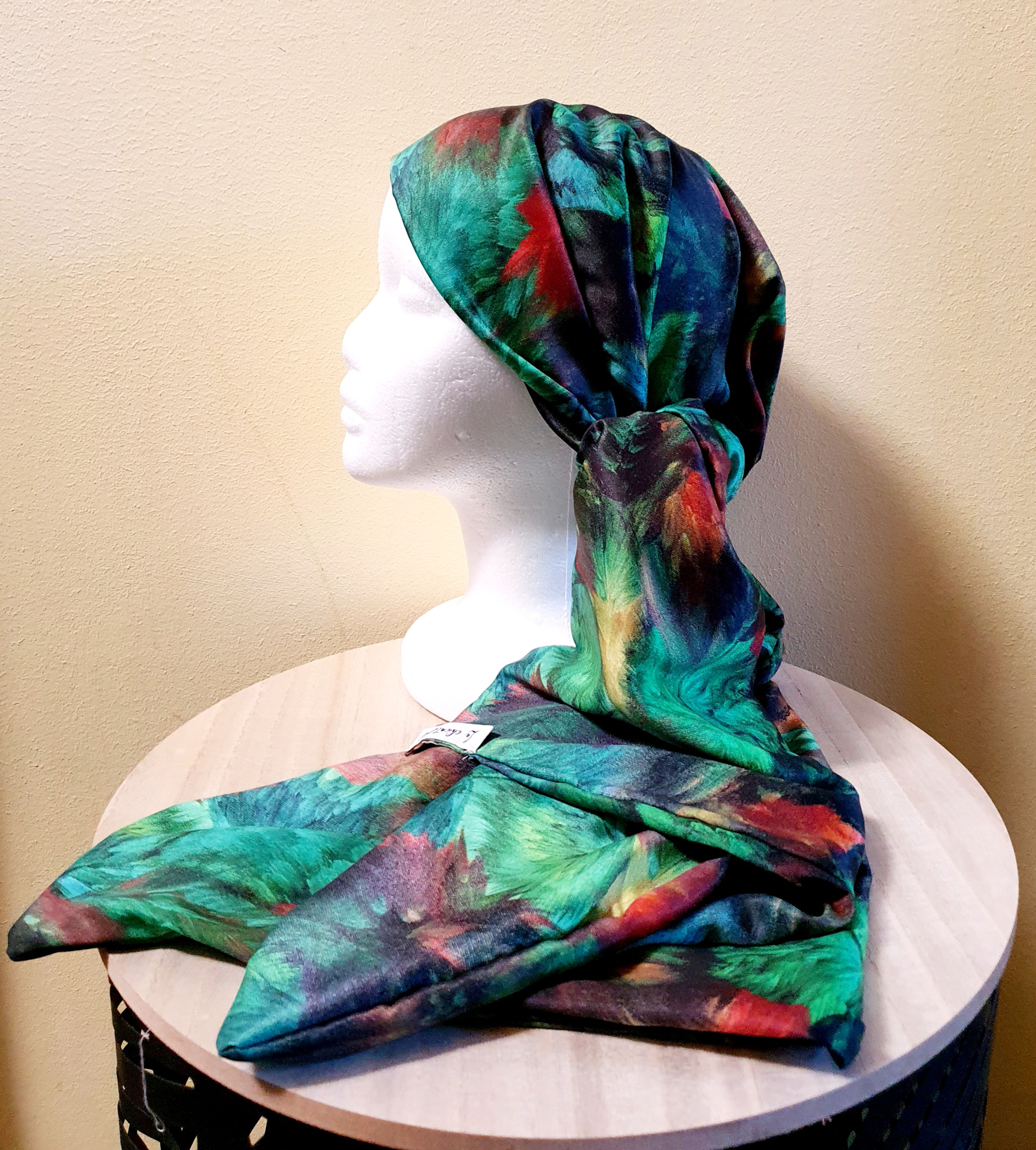 Le foulard en satin