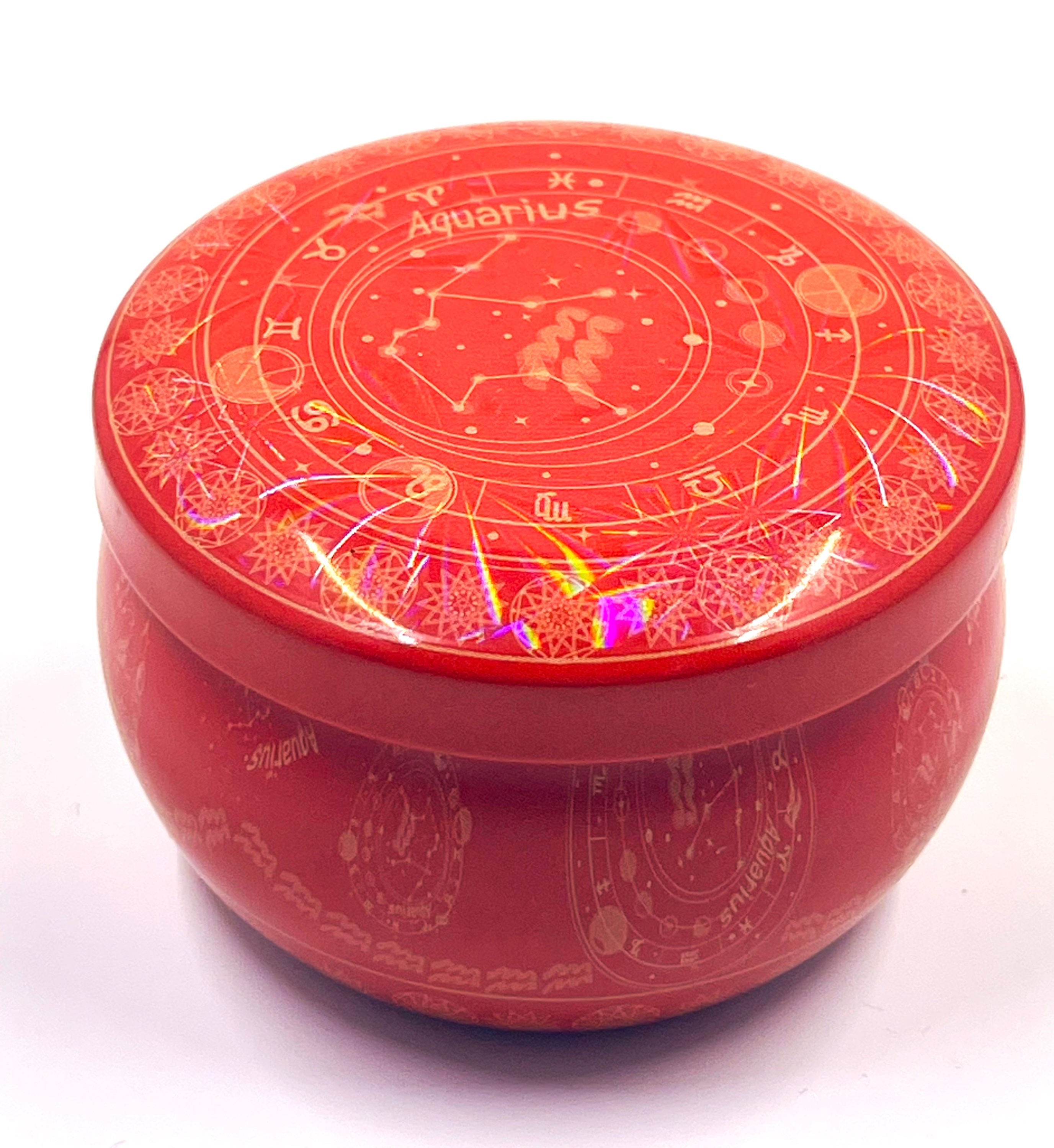 Aquarius Zodiac Massage Candle