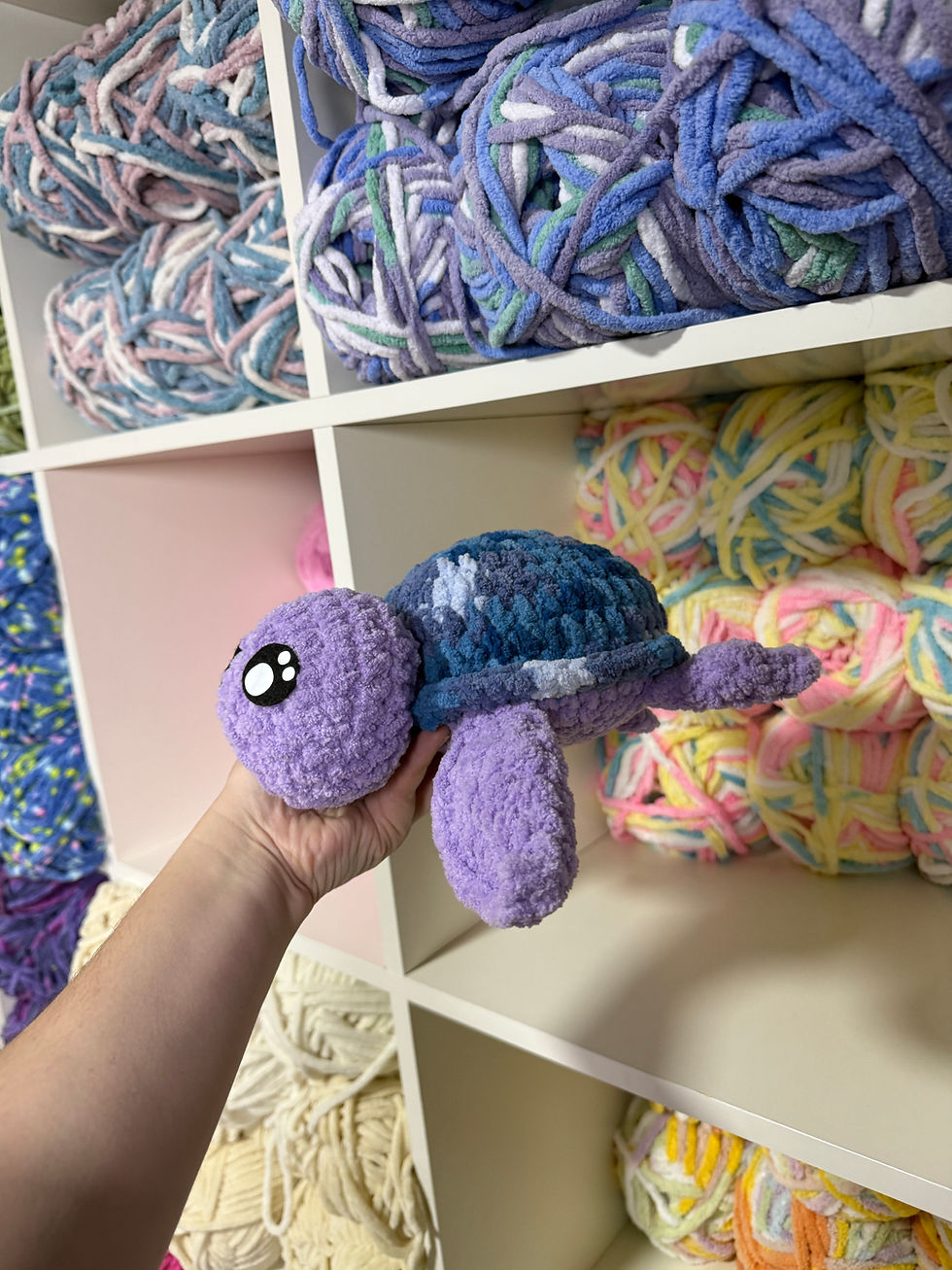 Thumbnail: Purple and Blue Sea Turtle