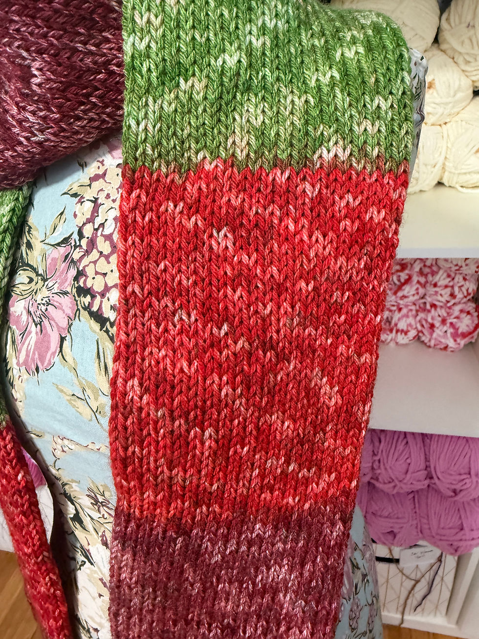 Thumbnail: Jingle Bell Stripe Scarf