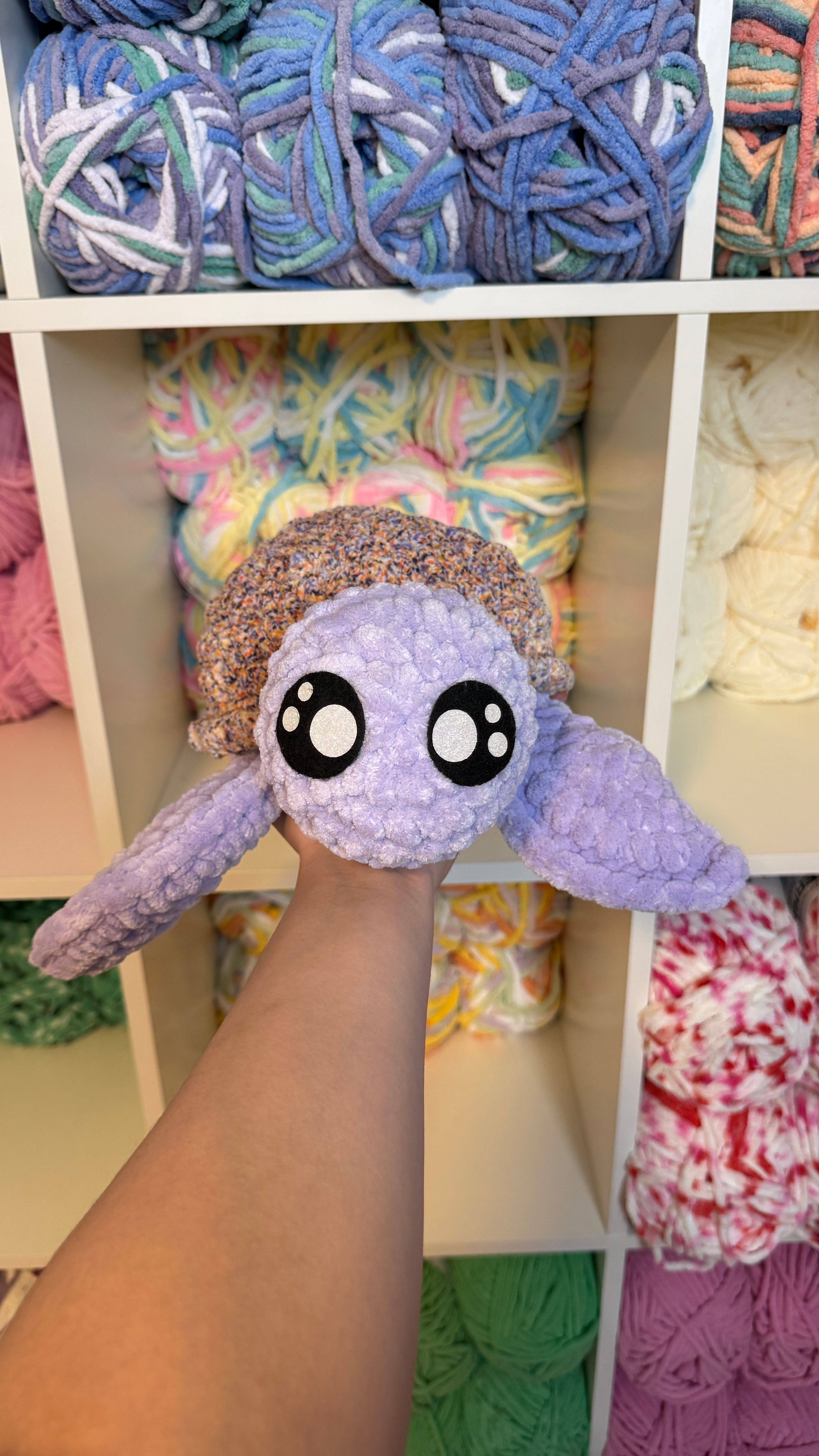 Purple Multi-Color Jumbo Sea Turtle
