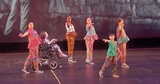Avery as part of a part performance