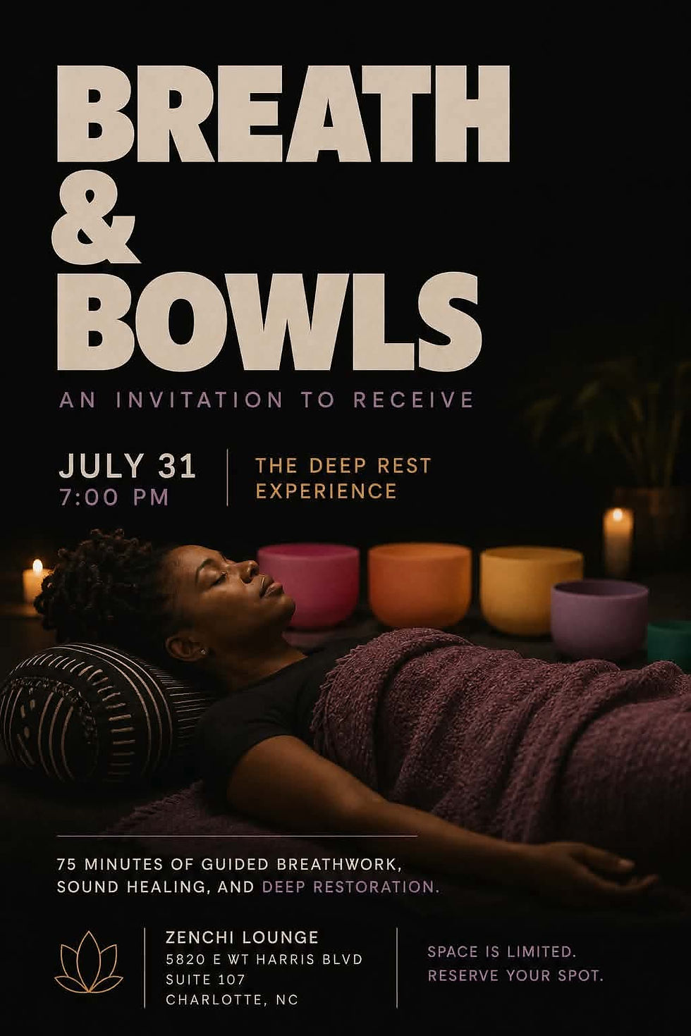 Breath & Bowls: The Deep Rest Experience