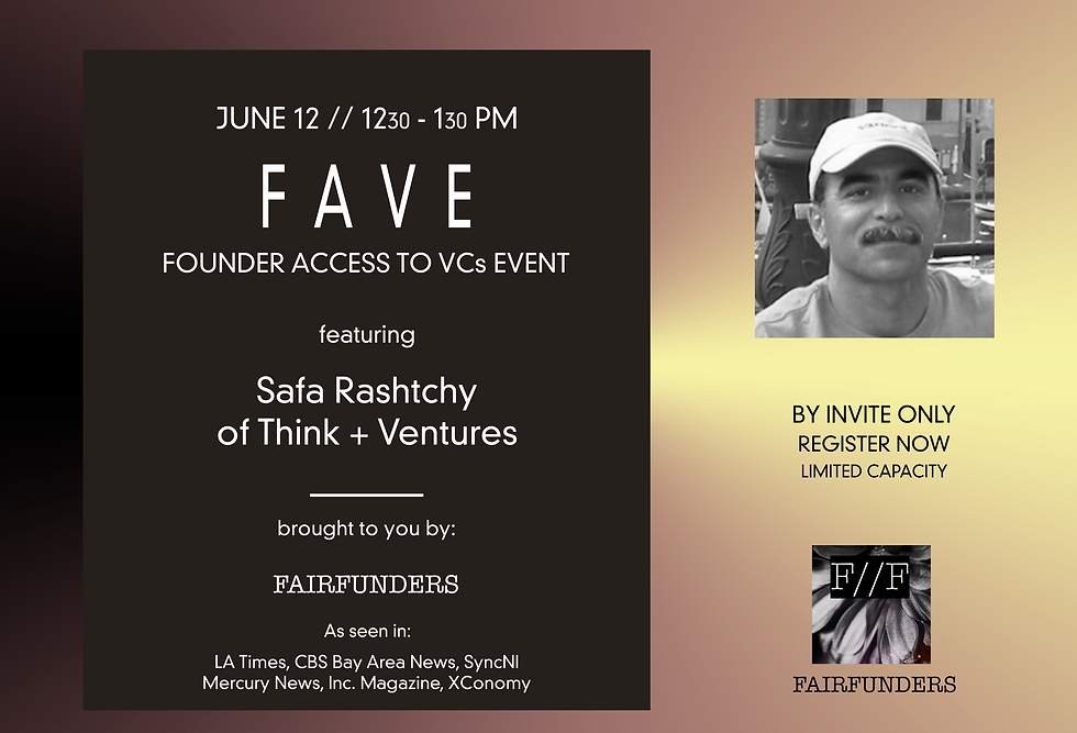 FAVE // Founder Access to VCs Event