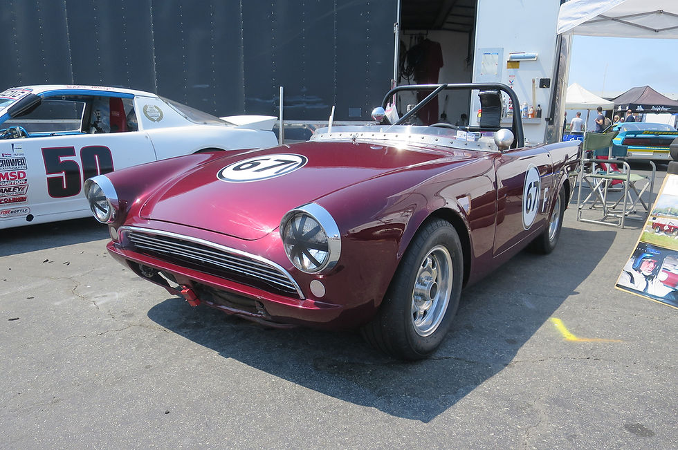 1960 Sunbeam Alpine Herbie Love Bug race