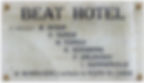Beat Hotel plaque