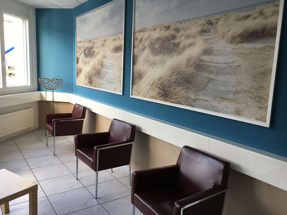 Wartezimmer ClinisPraxis Littau