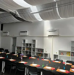 Griglie esterna Condizionatore senza unità esterna Silent in un magazzino