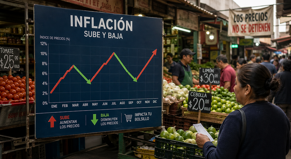 Inflación cede, pero se mantiene por arriba del objetivo